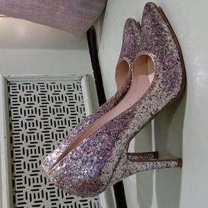 Women's Michael the ultimate party 👠🎉 4½" heel sparkle glitter shimmer 8